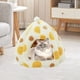 thumbnail image 5 of Fiudx Cama Cerrada para Gatos, Cálida Tienda de Campaña Invernal, Estilo Yurta con Interior Suave, Cómodo Espacio de Descanso, Fácil de Limpiar, Ideal para Gatos Grandes, Tamaño 40 X 19 X 35 Cm., 5 of 6