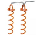 thumbnail image 1 of bedienty Trampoline Ground Stakes Portable Spiral Fixing Replacement Spikes Trampolines Canopy Swings Nails Accessories 2Pcs, 1 of 6