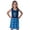 Blue, variant on Harry Potter Girls All Houses Crest Logo Tank Stripe Accent Pajama Nightgown