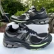 thumbnail image 1 of New Balance 2002R Black Silver Powder Green Mens 8.5 M2002R Classic Sneakers OG, 1 of 6
