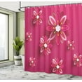 thumbnail image 5 of Ambesonne Floral Shower Curtain, Spring Flowers, 69"Wx75"L, Pink, 5 of 5