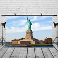 thumbnail image 2 of ABPHOTO Polyester 7x5ft Famous Sculpture Backdrop American Statue of Liberty Famous Sculpture Photography Background and Studio Photography Backdrop Props, 2 of 5