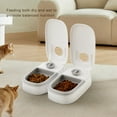 thumbnail image 2 of Automatic 2 Meals Cat Feeder  Pet Feeder with Timer  Timed and Portion Control for Dry or Semi-Moist Food  Food Dispenser for Cat and Dog  48-Hour Timed, 2 of 8