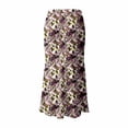 thumbnail image 4 of DHFJKG Womens Fishtail Skirts Floral Print High Waisted Midi Skirts Summer Casual Dressy Wear Stylish Skirt, 4 of 4