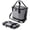 Heather Cool Gray/Midnight Black, variant on CleverMade 30-Can Tahoe Collapsible Soft Cooler in Dusty Teal