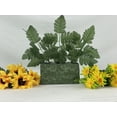 thumbnail image 6 of Sympathy Silks Artificial Cemetery Flowers - Realistic - Outdoor Grave Decorations Sunflower and Bow Brick for Outside Monument, 6 of 7