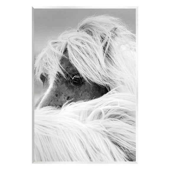 Stupell Industries Peering Horse Eyes Animals & Insects Photography Unframed Art Print Wall Art, 10 x 15