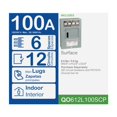 Square D QO Main Lug Load Center QO612L100SCP 100 Amp 6 Space 12 ...