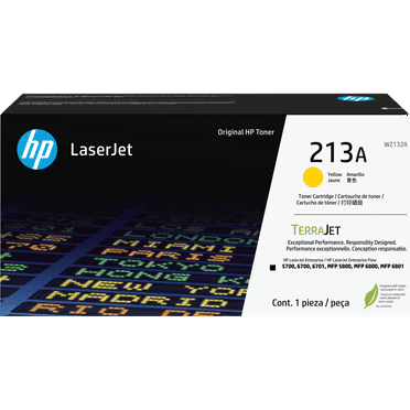 HP 213A Ylw Original LaserJet Toner Crtg, ~3,000 pages, W2132A