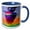 Blue/White, variant on 3drose, Rainbow Tornado Cloud, 15oz Mug