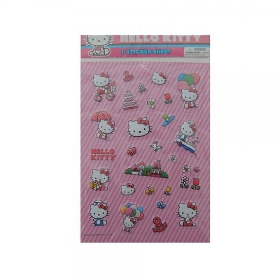 Sanrio Hello Kitty Raised Sticker 1 Sheet