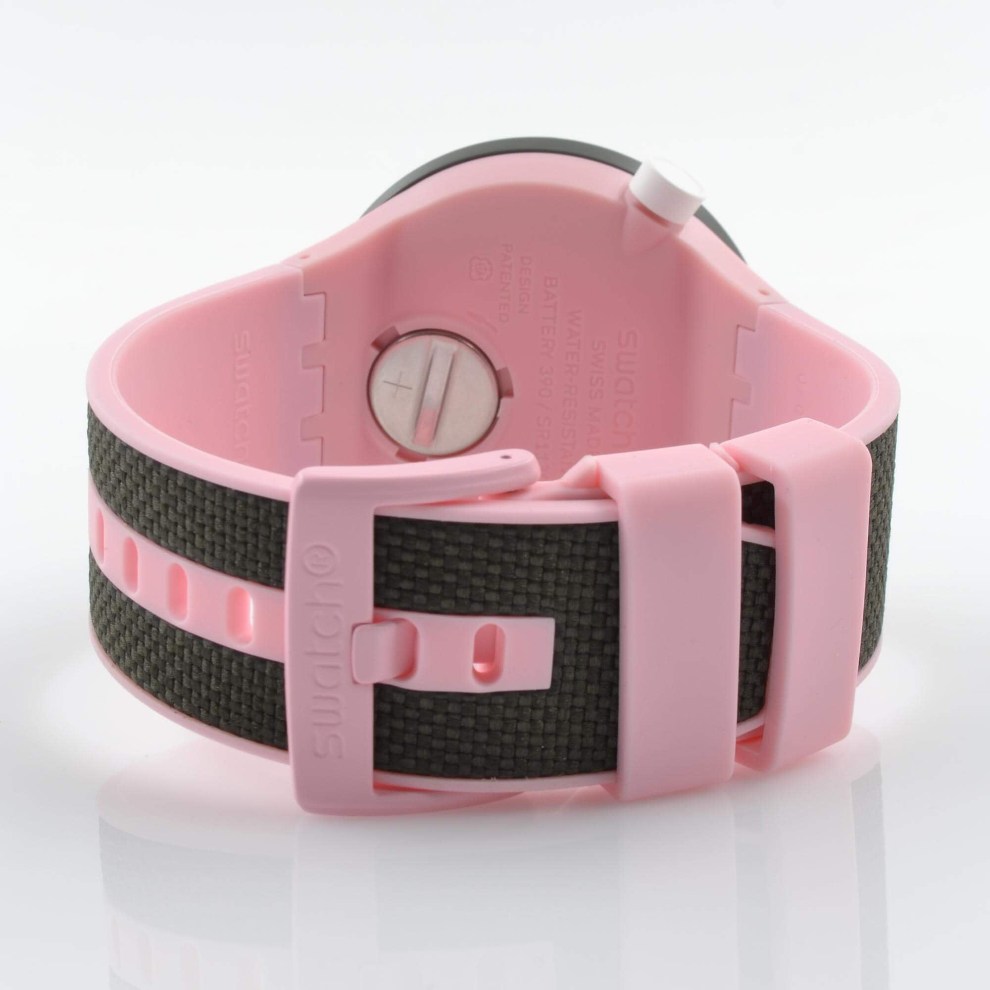 Swatch Women's Misty Cliffs Black Dial Watch - SB05P100