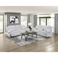 thumbnail image 4 of Lexicon Goodland Corduroy 2pc Set Sofa+ Loveseat in Gray, 4 of 16