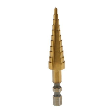 

1/4 inch Hex HSS Steel Step Cone Drill Titanium Hole Cutter 3MM-13MM