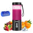 thumbnail image 1 of Licuadora portátil para batidos y batidos, OBERLY Licuadora de viaje personal para proteínas con batería recargable USB de 4000 mAh, triturar hielo, frutas congeladas y bebidas, mini taza de viaje de, 1 of 5