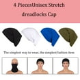 thumbnail image 2 of 4PCS Spandex Dreadlock Cap, Tube Unisex Bands Elastic Long Hair Dreads Head Wraps, Cap Locks Headbands for Men Women Accessories, 2 of 7