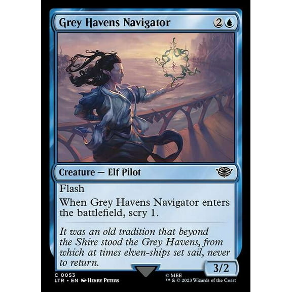 MtG Tales of Middle-Earth Common Grey Havens Navigator #53