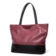 thumbnail image 1 of Ladies Tote Bag Large Capacity Fashion Dual Color Shoulder Tote Top Handle Bag, 1 of 4