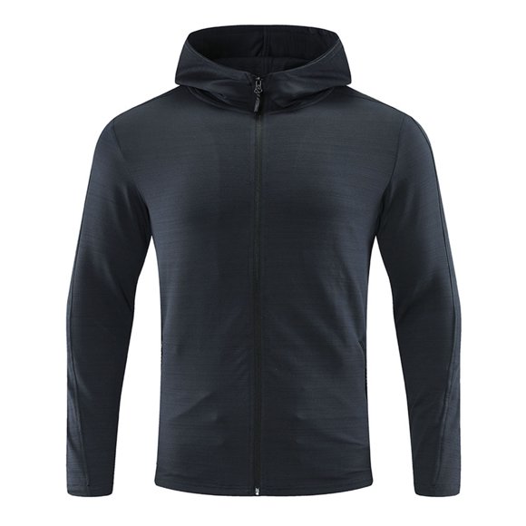 cfhntfmh Mens Athletic Jackets Lightweight Full Zip Fleece Lined Long Sleeve Hoodies Shirts Casual Outdoor Hiking Jacket