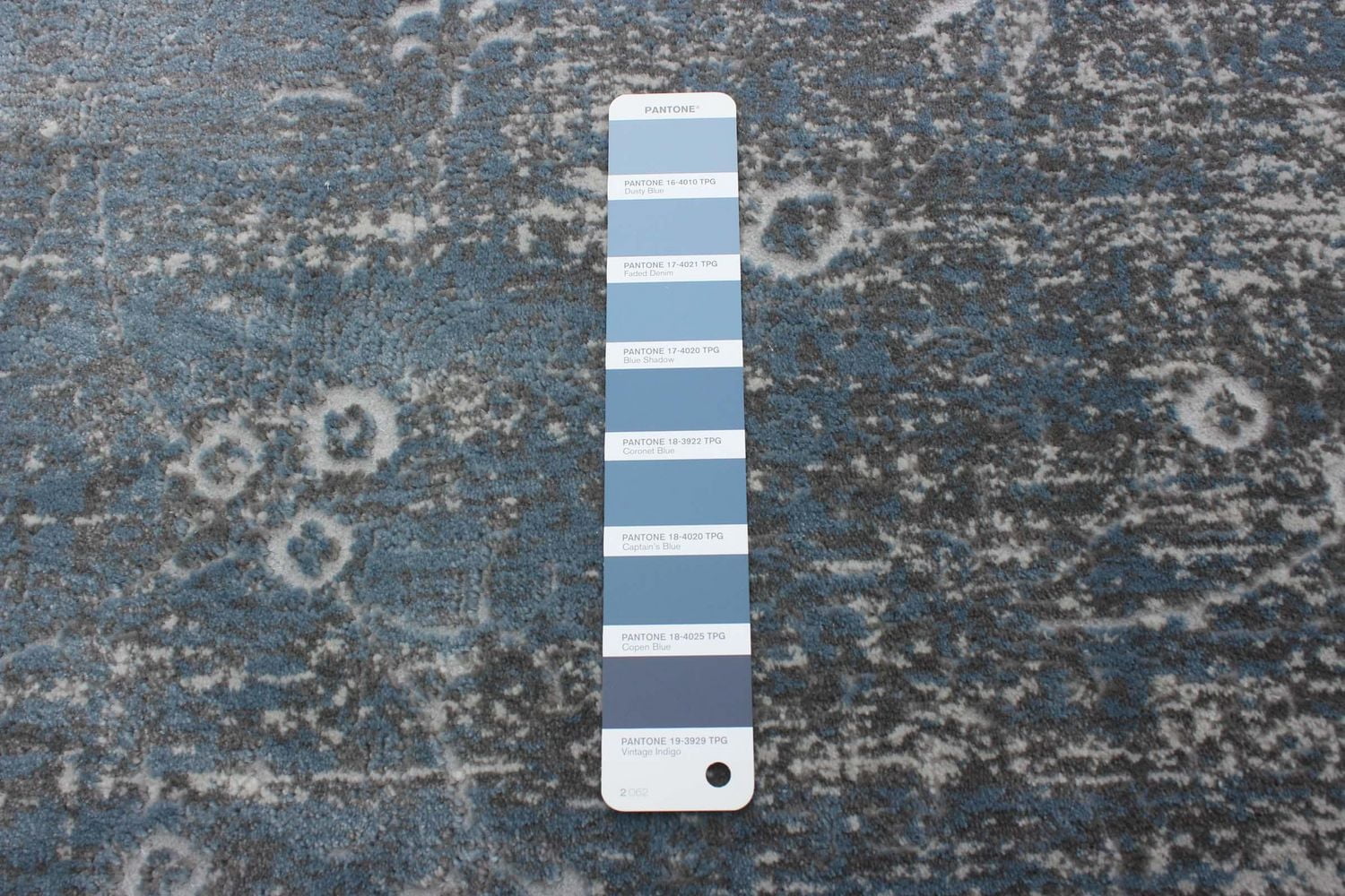 ECARPET Isla Blue, Grey Rug