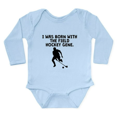

CafePress - Born With The Field Hockey Gene Body Suit - Long Sleeve Infant Bodysuit