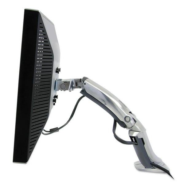 Ergotron MX LCD Mount Arm, Desk Mount, Polished Aluminum - Walmart.com