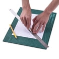 thumbnail image 2 of PVC Green Cutting Mat for Crafts & Models - A4 Size (11.8x8.7in/300x220mm) - Self-Healing, Ruler-Free Straight Cutting, Desktop Protection, Durable Craft Tool for Home DIY Projects, 2 of 6