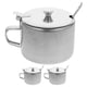 thumbnail image 1 of Juego de 3 azucareros, recipiente de azúcar, cuencos de sal de acero inoxidable, cuencos de especias para pimienta con cuchara y tapa para cocina, bote para condimentos para el hogar, 1 of 4