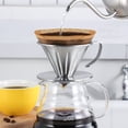 thumbnail image 6 of Pouring Over Coffee Filter Reusable Coffee Dripper Home Accessories Coffee Filter Cups Espresso Tool for Home, 6 of 11