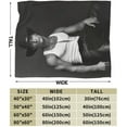 thumbnail image 3 of Matthew McConaughey Blanket Bedding Fleece Blanket Soft Throw Blankets Lightweight Anti-Static Blanket - 3 Sizes, 3 of 5