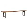 thumbnail image 1 of Moe's Home Collection Bent 18" Wood Dining Bench in Light Brown, 1 of 10