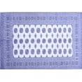thumbnail image 1 of Ahgly Company Machine Washable Indoor Rectangle Persian Blue Traditional Area Rugs, 4' x 6', 1 of 4