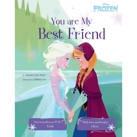 personalized book disney s frozen you are my best friend