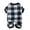 M, variant on TELOLY Dog Clothes,Timeless Plaid Design Dog Sweatshirt,Four-Leg Design Stylish and Practical Dog Clothes for Small Dogs,White,M
