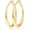 30MM Gold, variant on Silver Hoops Earrings for Women Hypoallergenic 925 Sterling Silver 14K Gold Plated Hoop Earrings Lightweight Large Thick Hollow Tube Hoop Earrings 30/40/50/60MM
