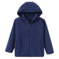 thumbnail image 6 of Ccpelsie Girls Fashion Zip Up Hoodies Kids Cute Sweatshirts Teen Trendy Casual Coat for Fall Winter(Navy,9-10 Years), 6 of 6