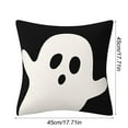 thumbnail image 4 of Holiday Decorations Home Party Sofa Pillow Cover Pumpkin Cushion Pillow Cover Halloween Decorations Decoration Outdoor Pillow Black Throw Pillow Covers for Sofa Bed Out, 4 of 6