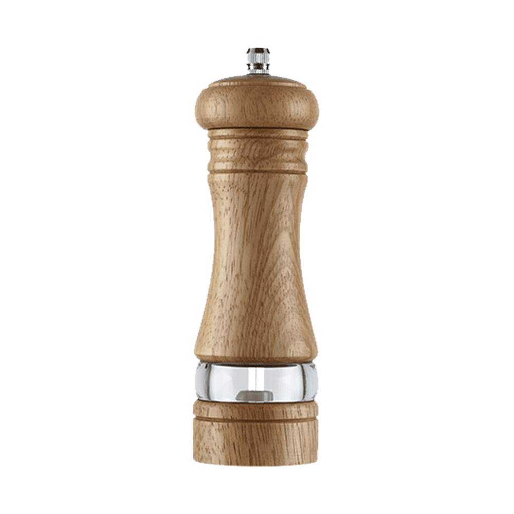 XQXQ Premium Acrylic Salt and Pepper Grinder Set, Manual Salt and Pepper Mills- Wooden Shakers with Adjustable Ceramic Core-Salt Grinder and Pepper