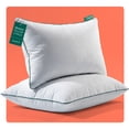 thumbnail image 1 of Almohadas Heaven Pillow Dreamlab Relleno Down Alternative Extra Suave Firmeza Suave e Hipoalergénica Tamaño Estándar 2 Piezas, 1 of 10