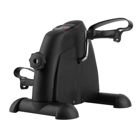 Mini Exercise Bike Pedal Exerciser Cycle Exercise Bike Indoor Fitness With LCD Display, Black