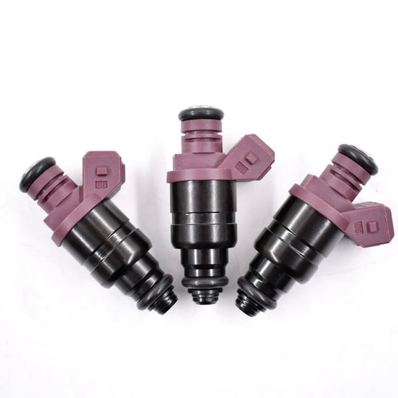 3pcs Fuel Injectors 4 Holes Fuel Injector Kit Fit for John Deere 825i Gator 3 Cylinder