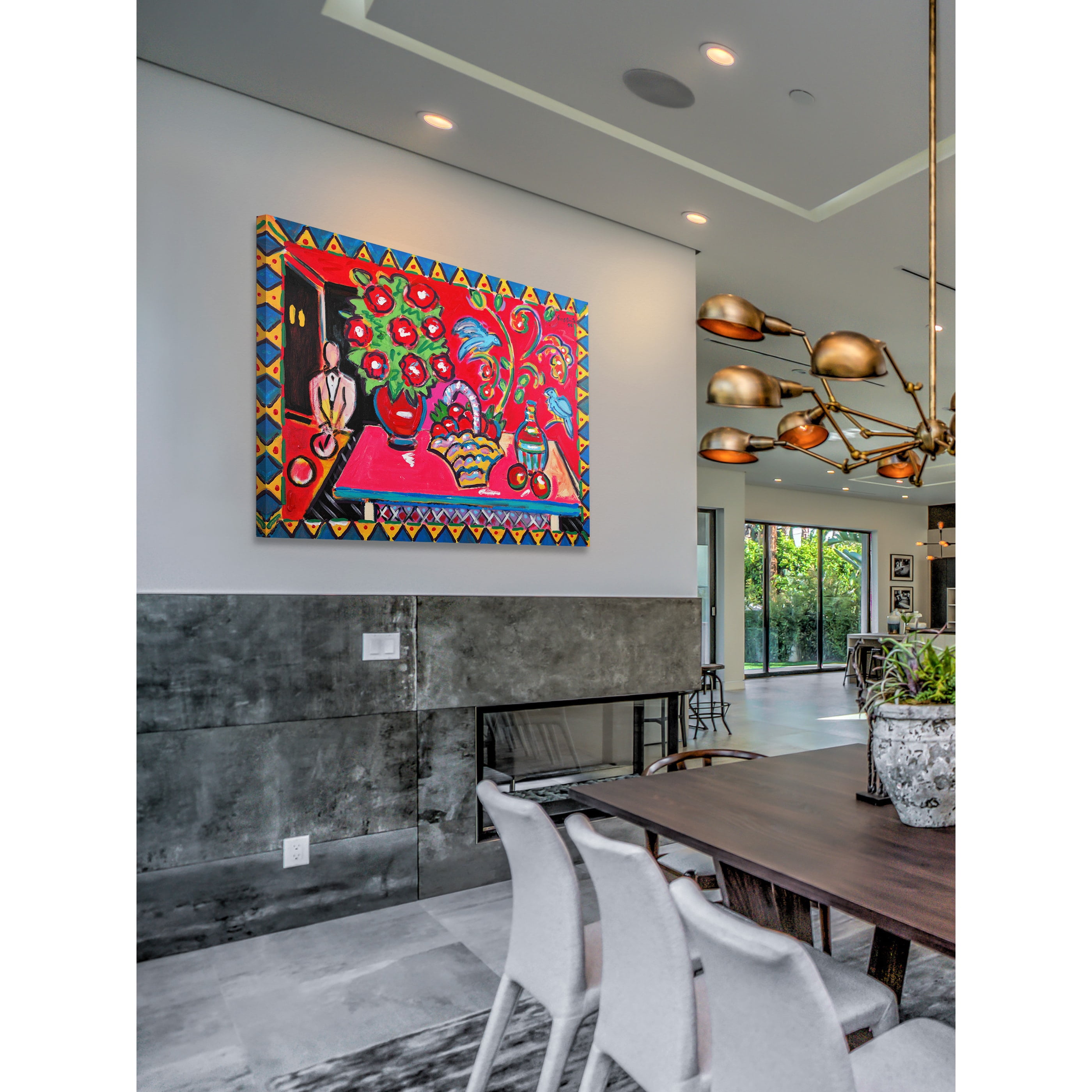 Marmont Hill "Felidia" by Wayne Ensrud Painting Print on Canvas