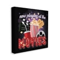 thumbnail image 3 of Stupell Industries Now Playing Movies Sign Food & Beverage Painting Gallery Wrapped Canvas Print Wall Art, 30 x 30, 3 of 7