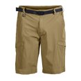 thumbnail image 1 of DILIBA Mens Outdoor Casual Expandable Waist Lightweight Quick Dry Fishing Hiking Shorts Kahki 2XL, 1 of 8