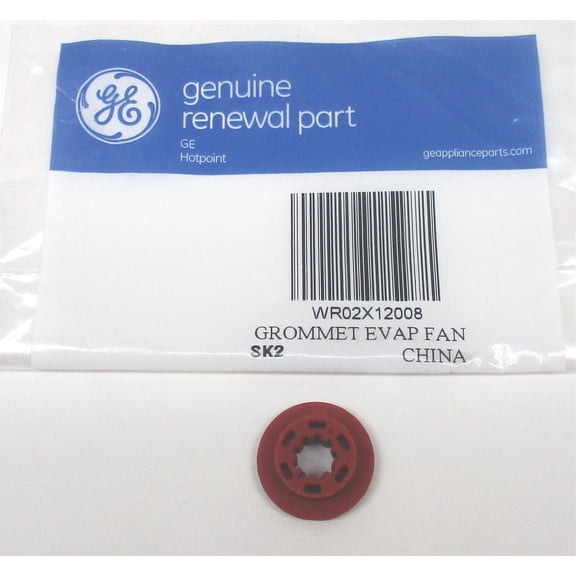 Ge Refrigerator Red Evaporator Fan Grommet WR02X12008
