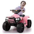 thumbnail image 2 of TOBBI Kids ATV, 6V 4 Wheeler Electric Quad Car Ride on Toys W/ LED Headlights, Horn, Speed Indicator, Pink, 2 of 14