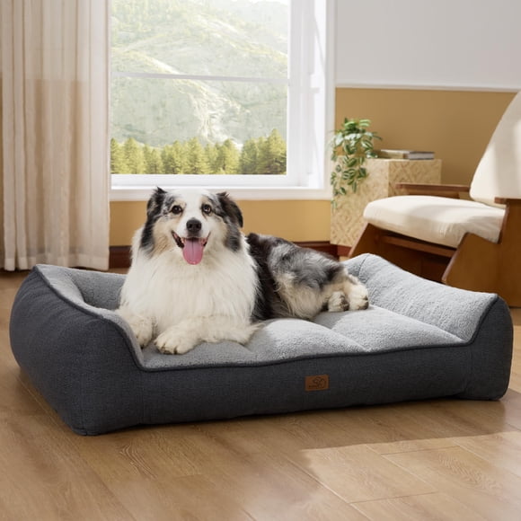 Cama ortopédica para perros Bedsure XL, extra gruesa, impermeable, 107 cm