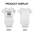 thumbnail image 3 of Not Only Am I Perfect, I'm Bangladeshi Too! Cute Baby Bodysuit (White, 6-12 Months), 3 of 5