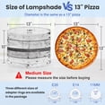 thumbnail image 2 of Linen Drum Lampshades Rustic Vintage Wood Metal Texture Retro Garage Wooden Planks Rivets 13"x13"x10" Light Shade for Table Lamps Floor Lamp Shades Lampshade Replacement Assembly Required, 2 of 8
