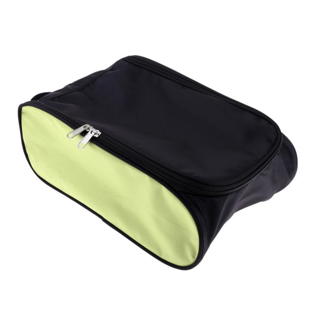 Bolsa de viaje portátil para zapatos deportivos de golf, soporte para portabebés, funda para zapatos con cremallera Negro Sharpla Bolso de la cremallera de los zapatos